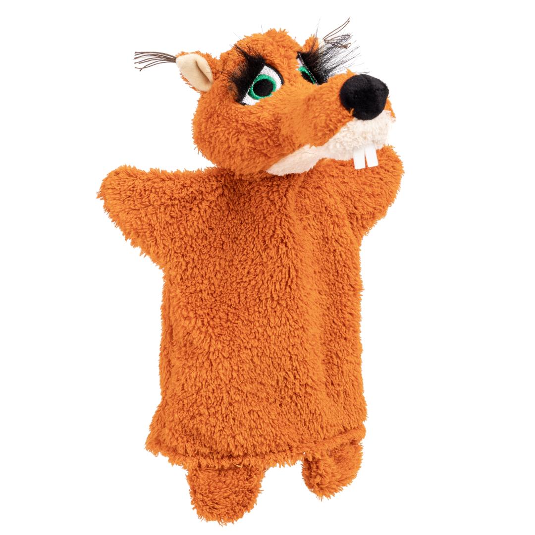 Kasperlepuppe Eichhörnchen Crazy Handpuppe - munabo