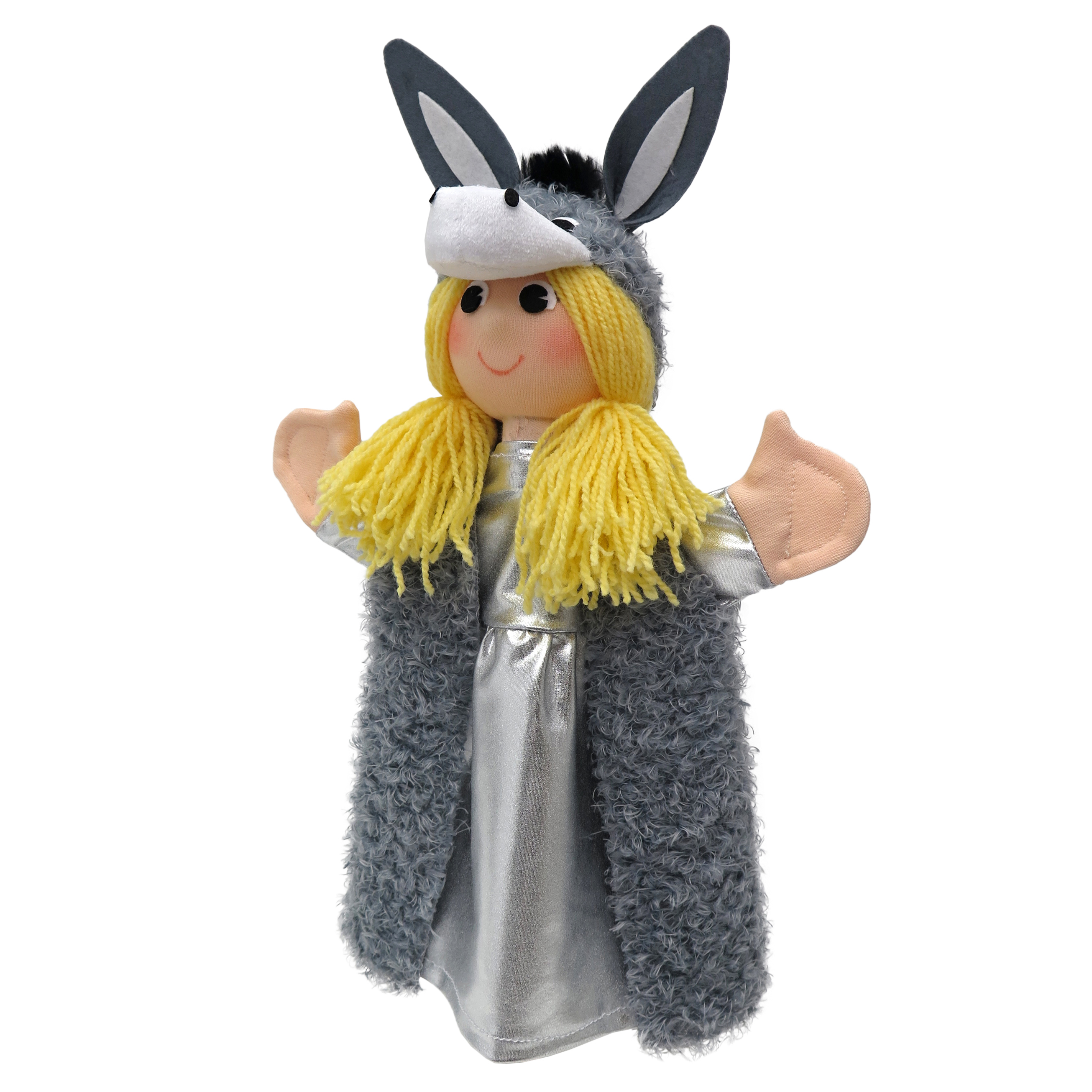Kasperlepuppe Prinzessin mit Eselshaut Handpuppe - munabo