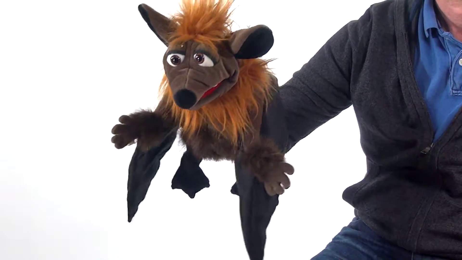 Living Puppets Handpuppe Gaston die Fledermaus Demo 2