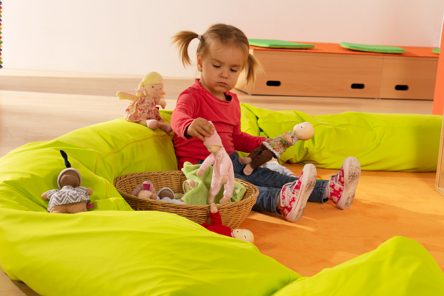 Joyk Puppen Set - Schatzkorb Joyk Puppen Set - Schatzkorb - Produktbild 2