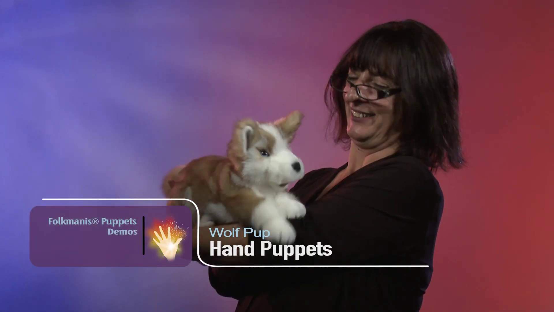 Folkmanis Handpuppe Wolfsjunges Demo