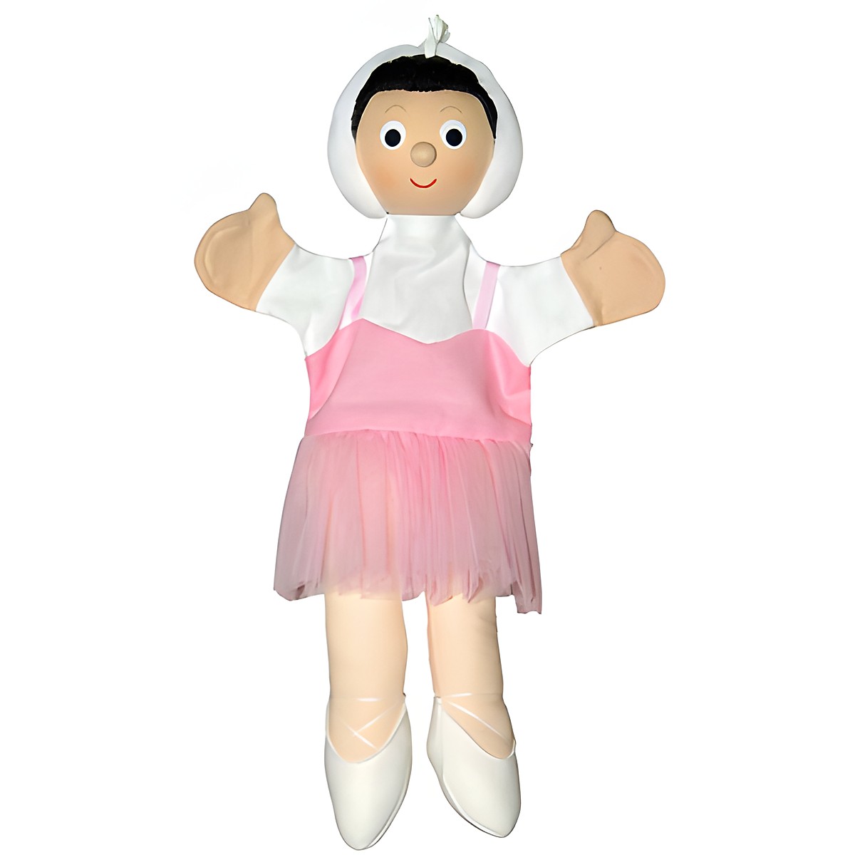 Kasperlepuppe Ballerina rosa klein Handpuppe - munabo