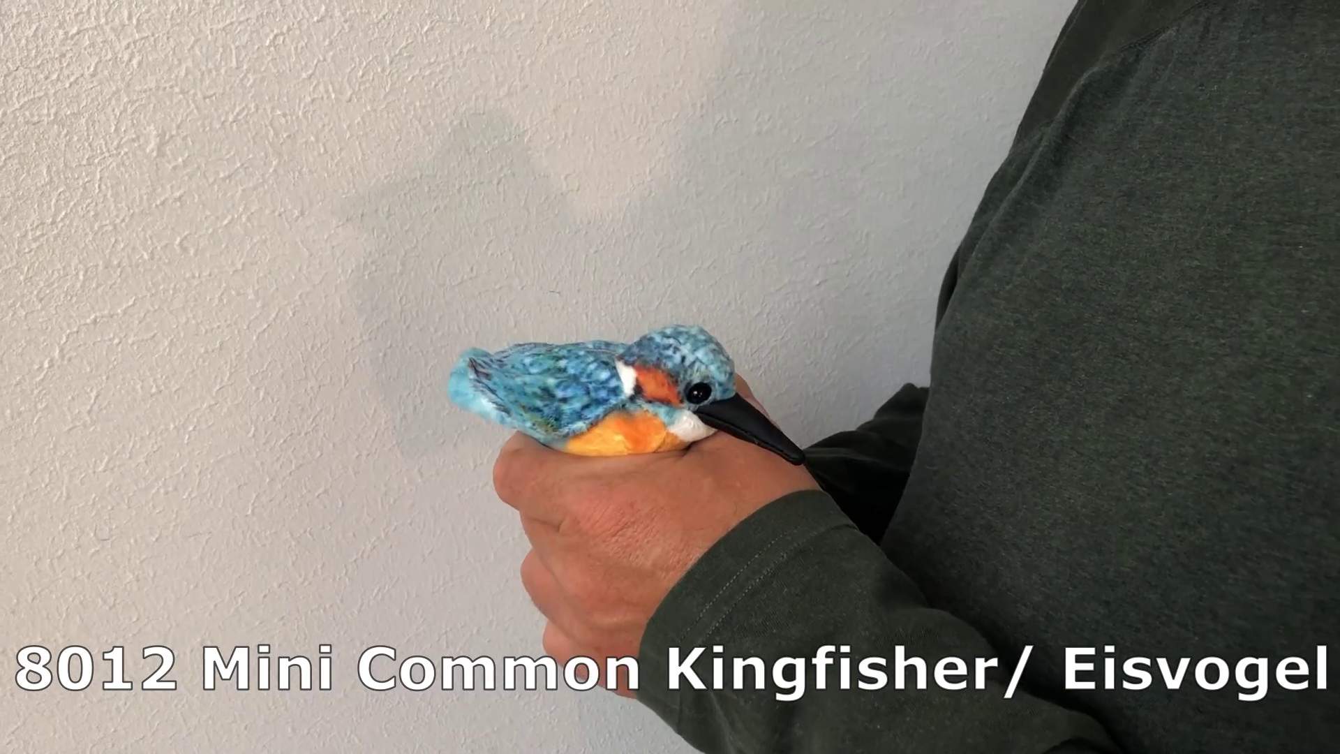 Folkmanis Fingerpuppe mini Eisvogel Demo