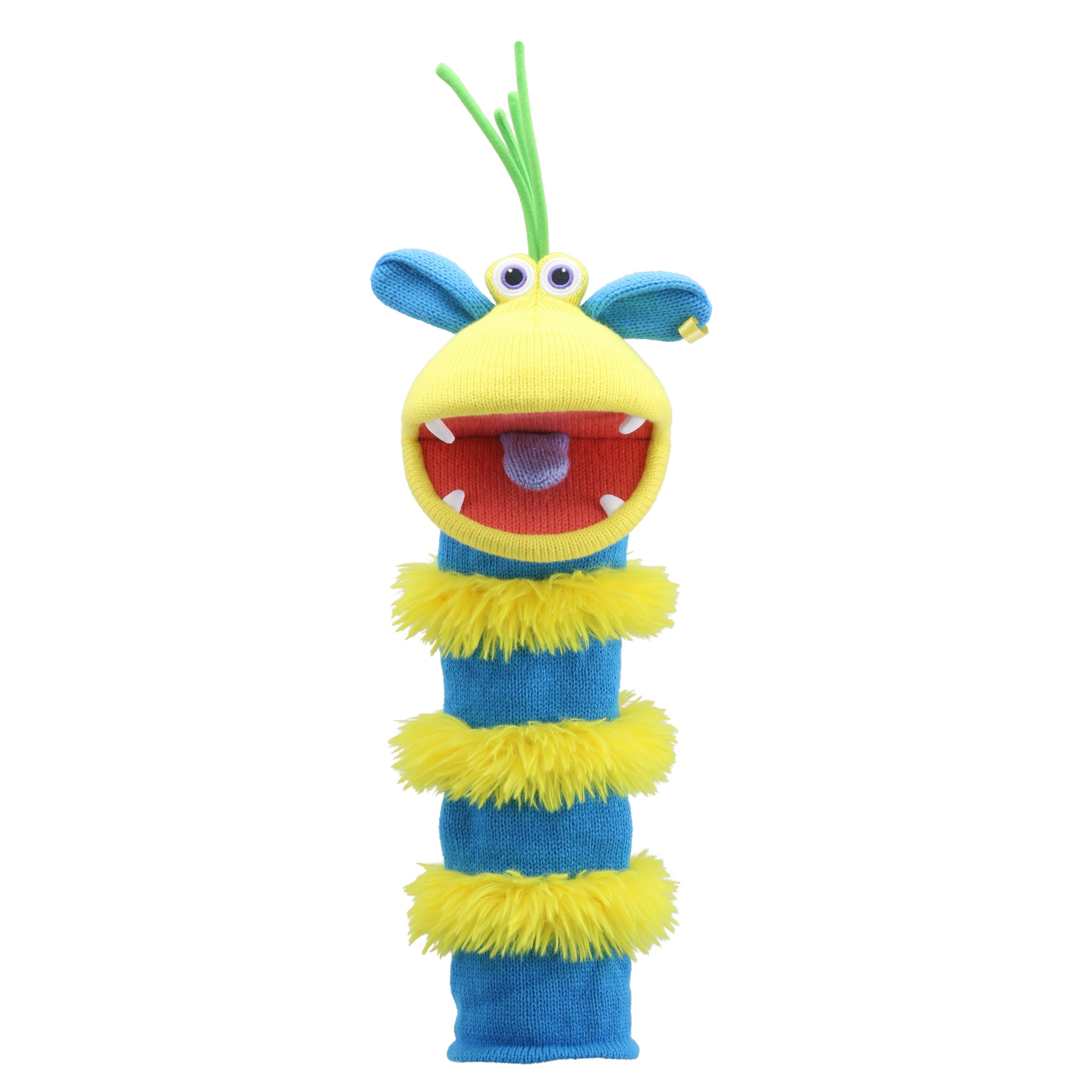 Monster Sockenhandpuppe Ringo - mit Geräusch - Puppet Company Monster Sockenhandpuppe Ringo - mit Geräusch - Puppet Company