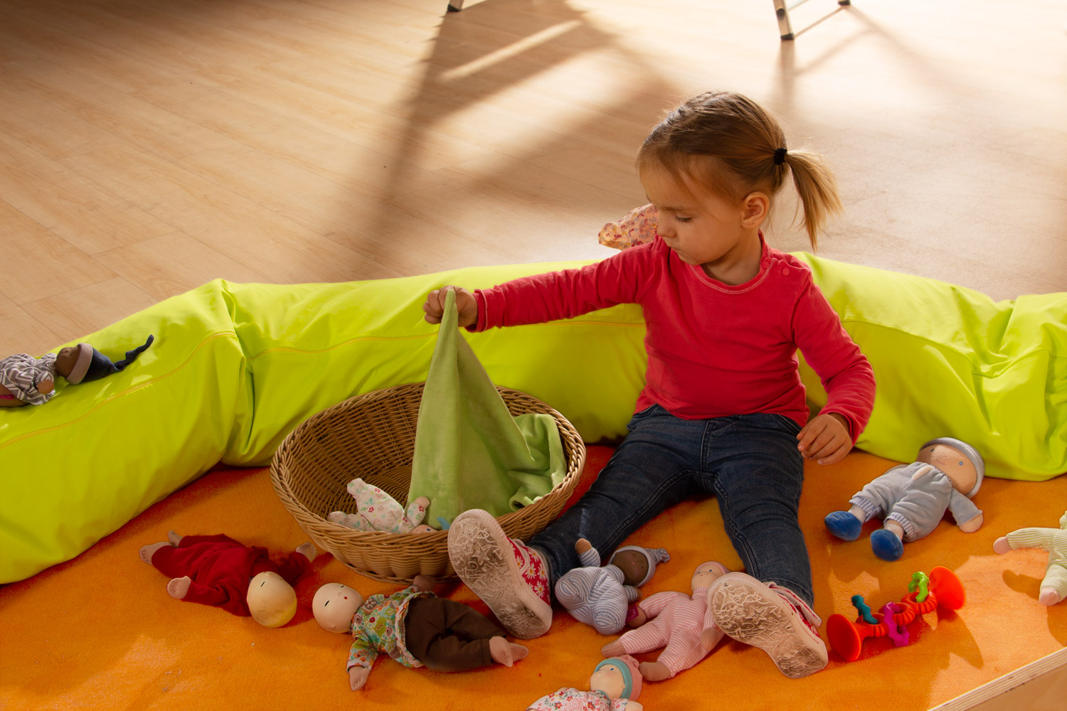 Joyk Puppen Set - Schatzkorb Joyk Puppen Set - Schatzkorb - Produktbild 4