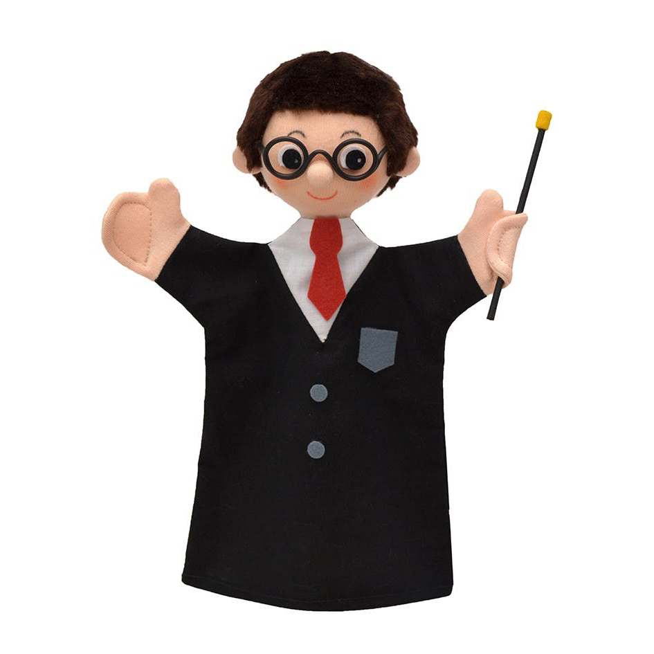 Kasperlepuppe Zauberlehrling Handpuppe - munabo