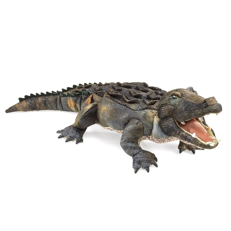 Folkmanis Handpuppe Amerikanischer Alligator Folkmanis Handpuppe Amerikanischer Alligator