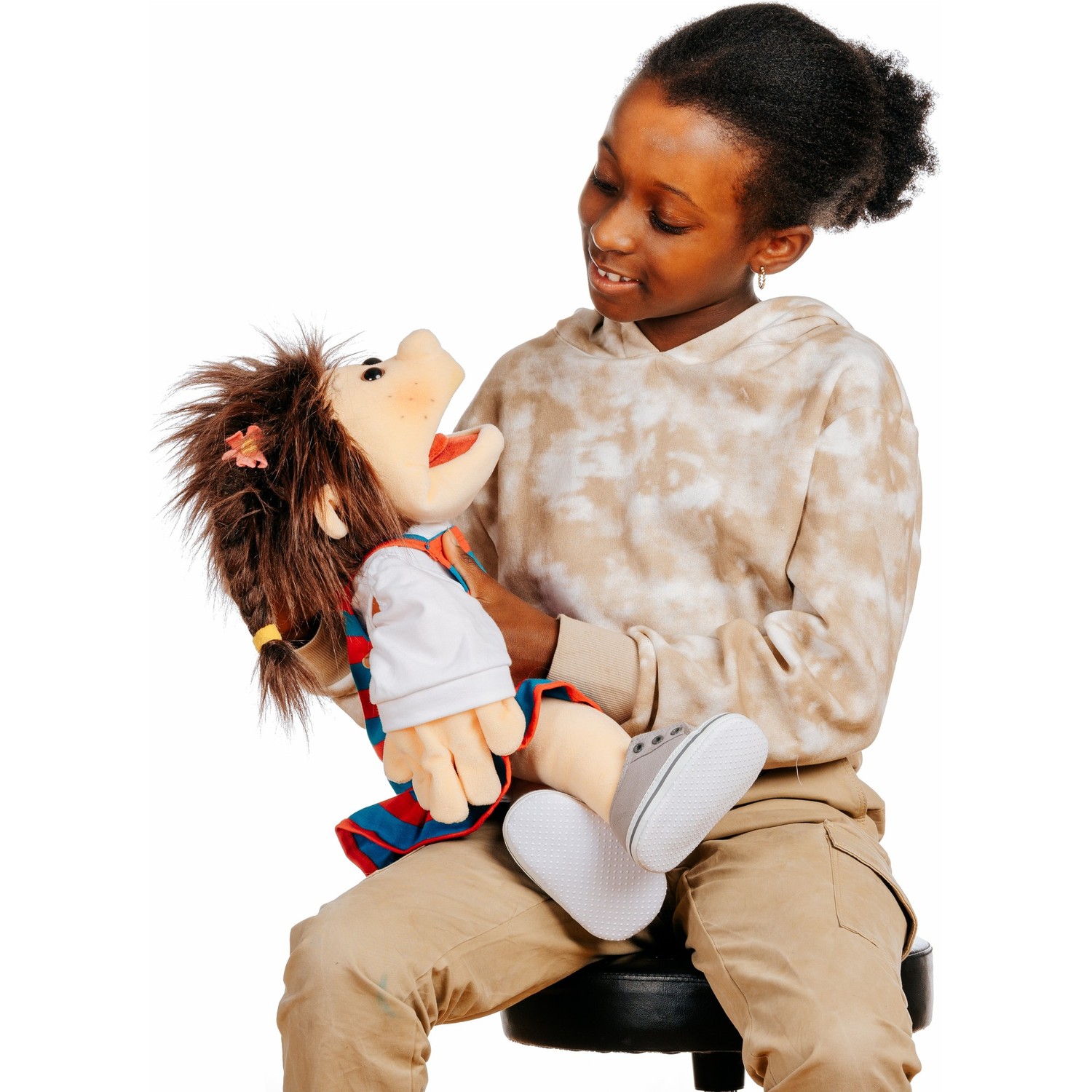 Living Puppets Handpuppe Lischa - im Spiel mit einem Kind