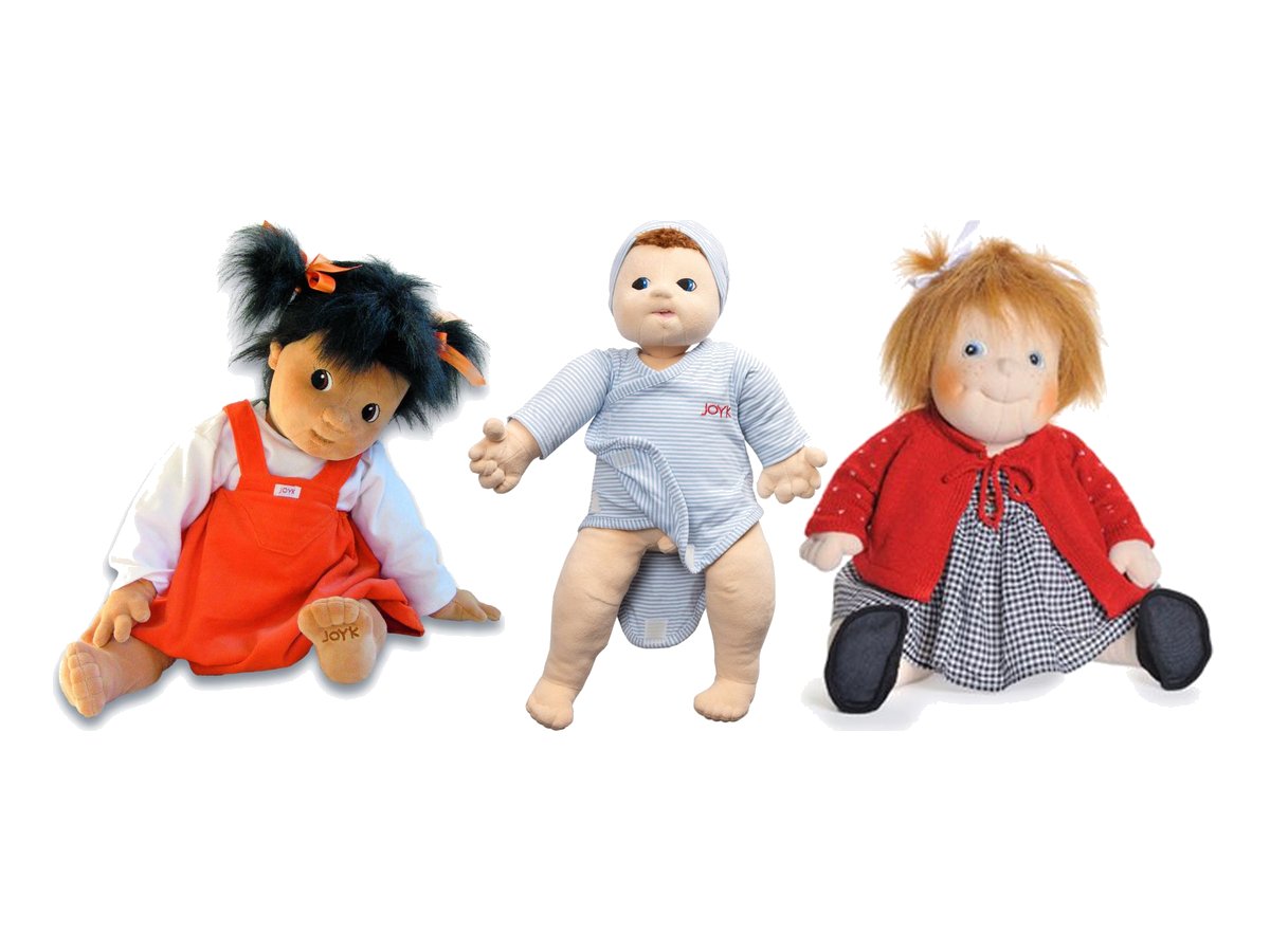 Joyk Empathiepuppen Emelie und Baby Elias, Rubens Barn Original-Puppe Anna
