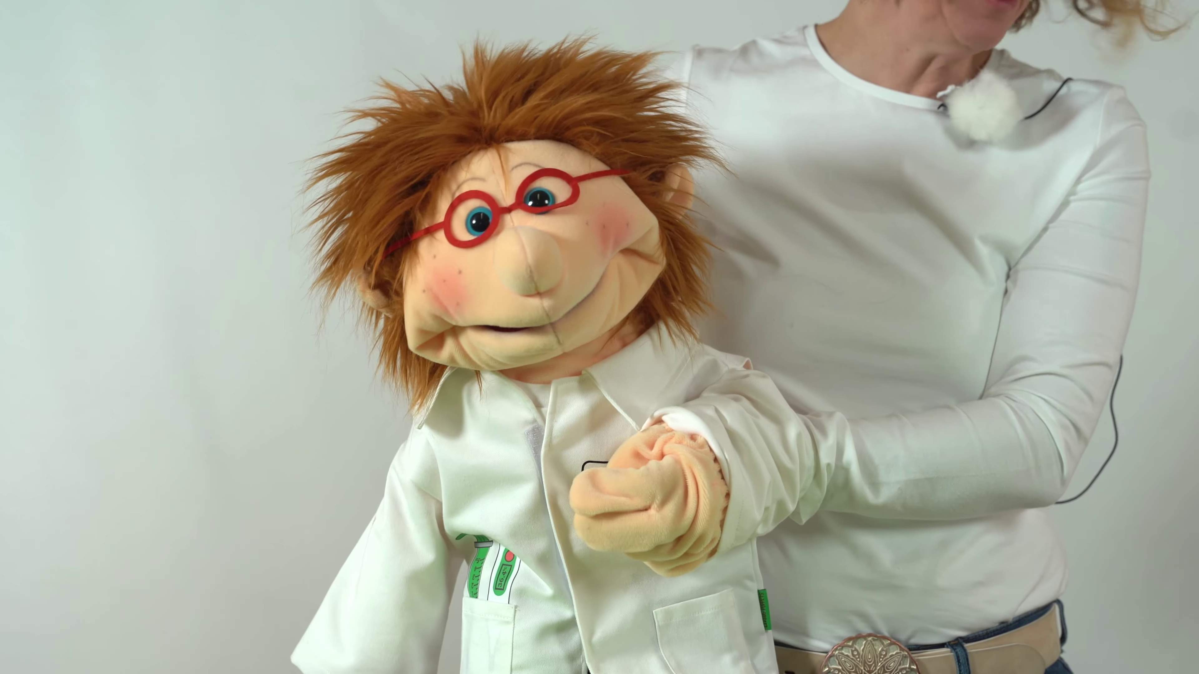 Living Puppets Arztkittel (für Handpuppen 65 cm) Demo