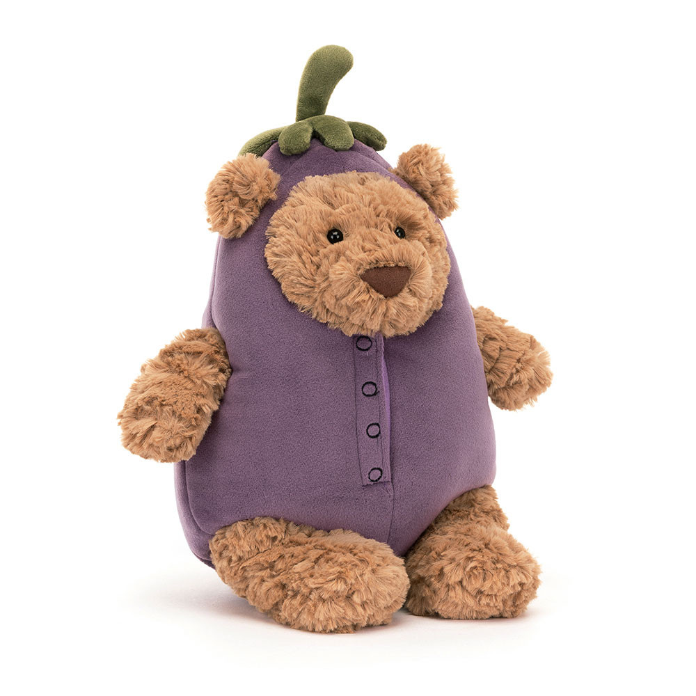 Jellycat Bartholomew Bear Aubergine - Kuscheltier Bär Jellycat Bartholomew Bear Aubergine - Kuscheltier Bär