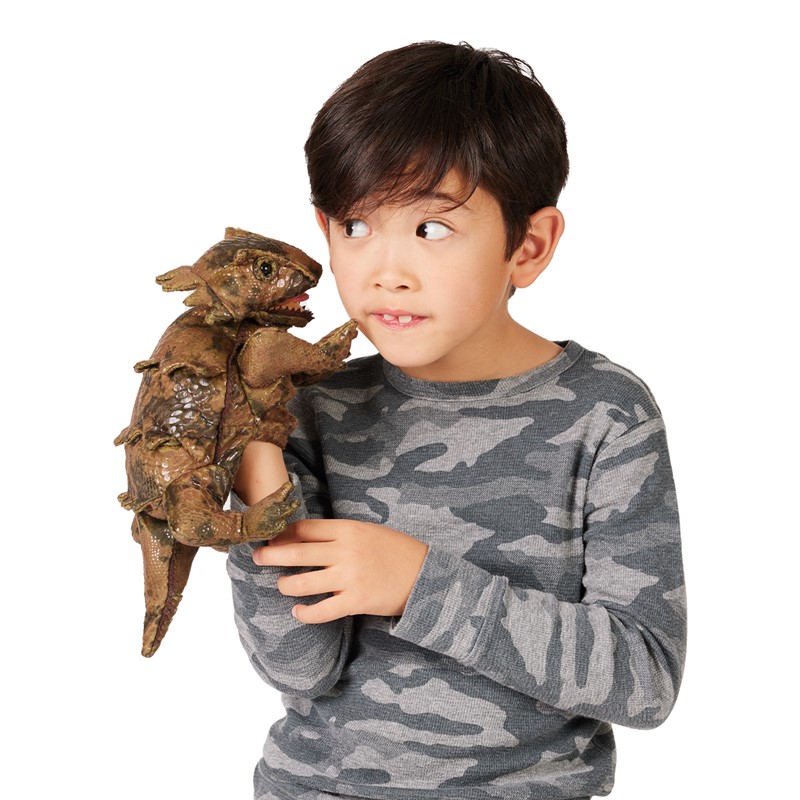 Folkmanis Handpuppe Hornkrötenechse - Produktbild 5