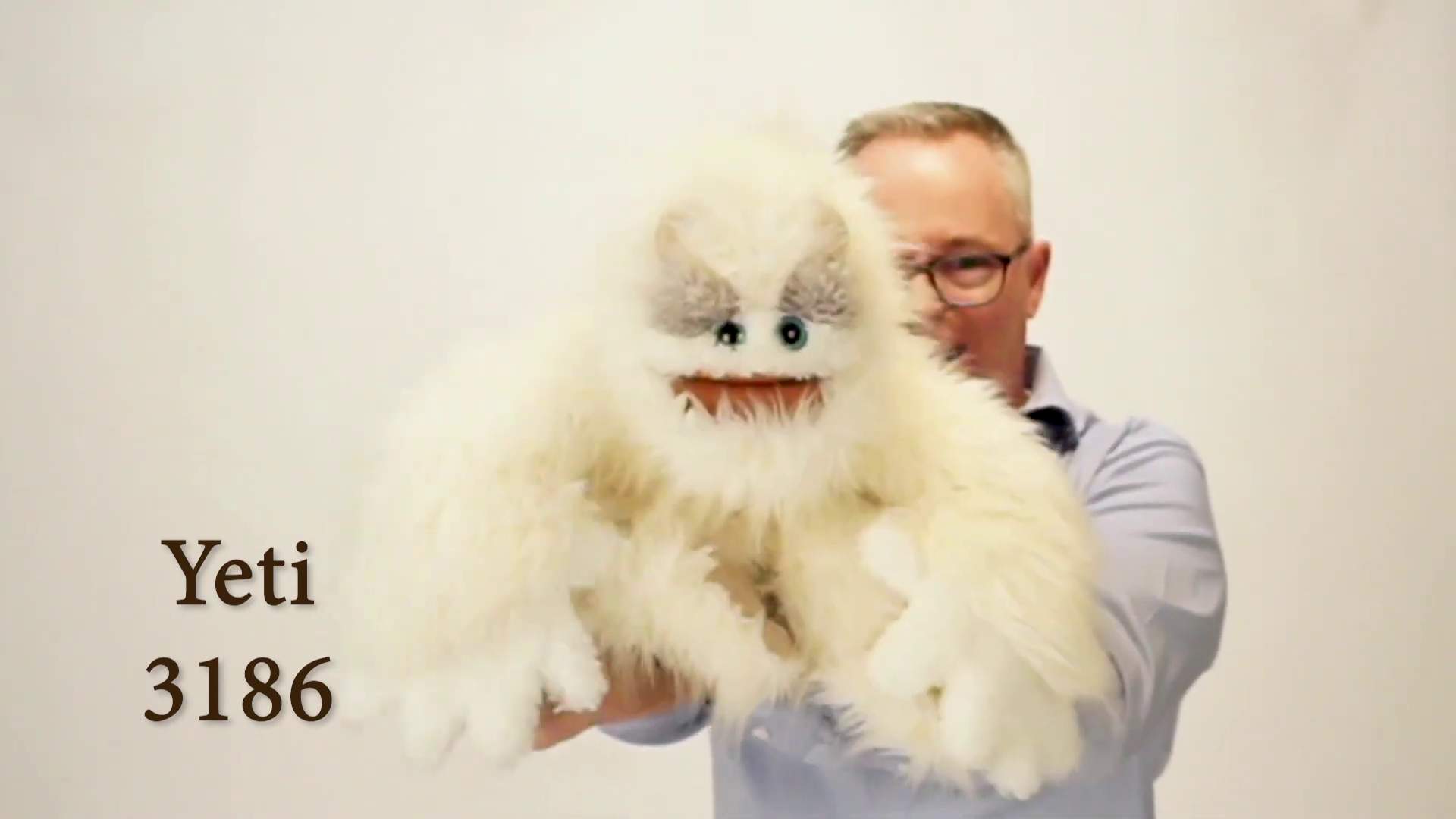 Folkmanis Handpuppe Yeti Demo