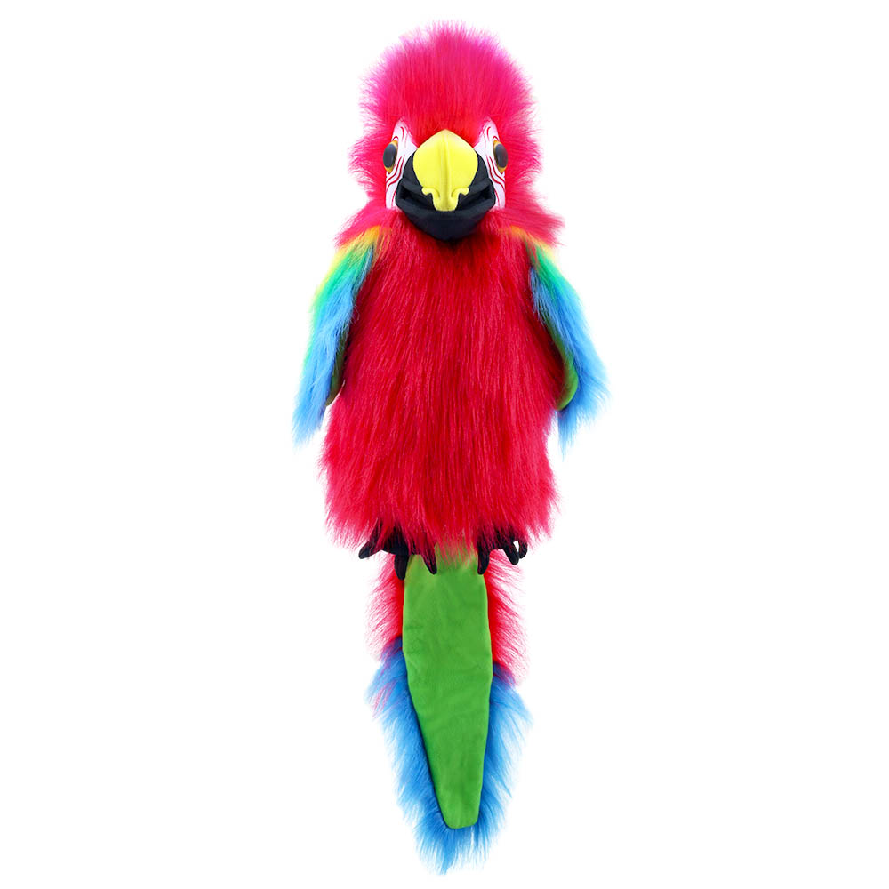 Handpuppe Amazonas Papagei - mit Geräusch - Puppet Company Handpuppe Amazonas Papagei - mit Geräusch - Puppet Company