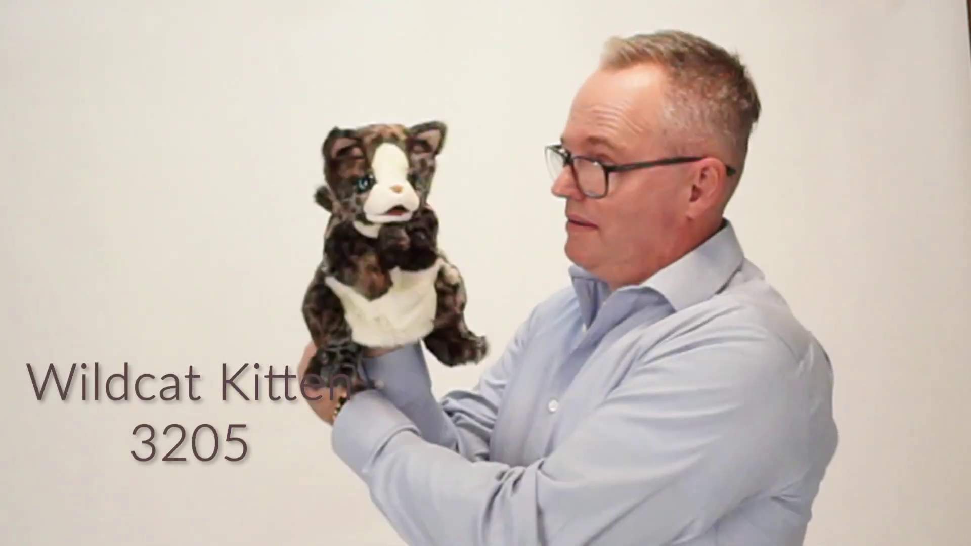 Folkmanis Handpuppe Wildkatzenbaby Demo