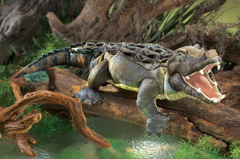 Folkmanis Handpuppe Amerikanischer Alligator Folkmanis Handpuppe Amerikanischer Alligator - Produktbild 3