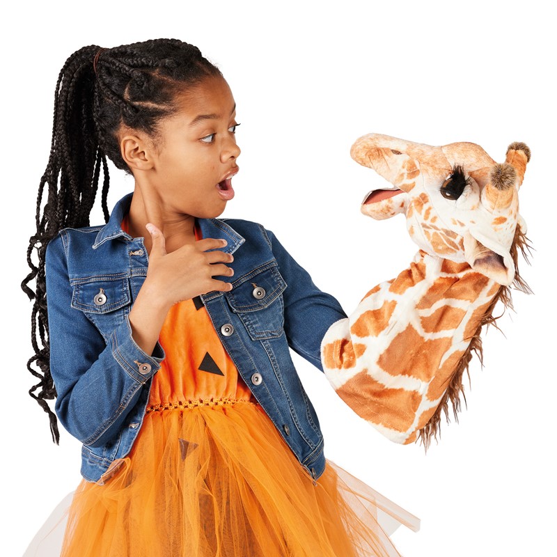 Folkmanis Handpuppe Giraffe (Stage Puppet)  - Produktbild 5