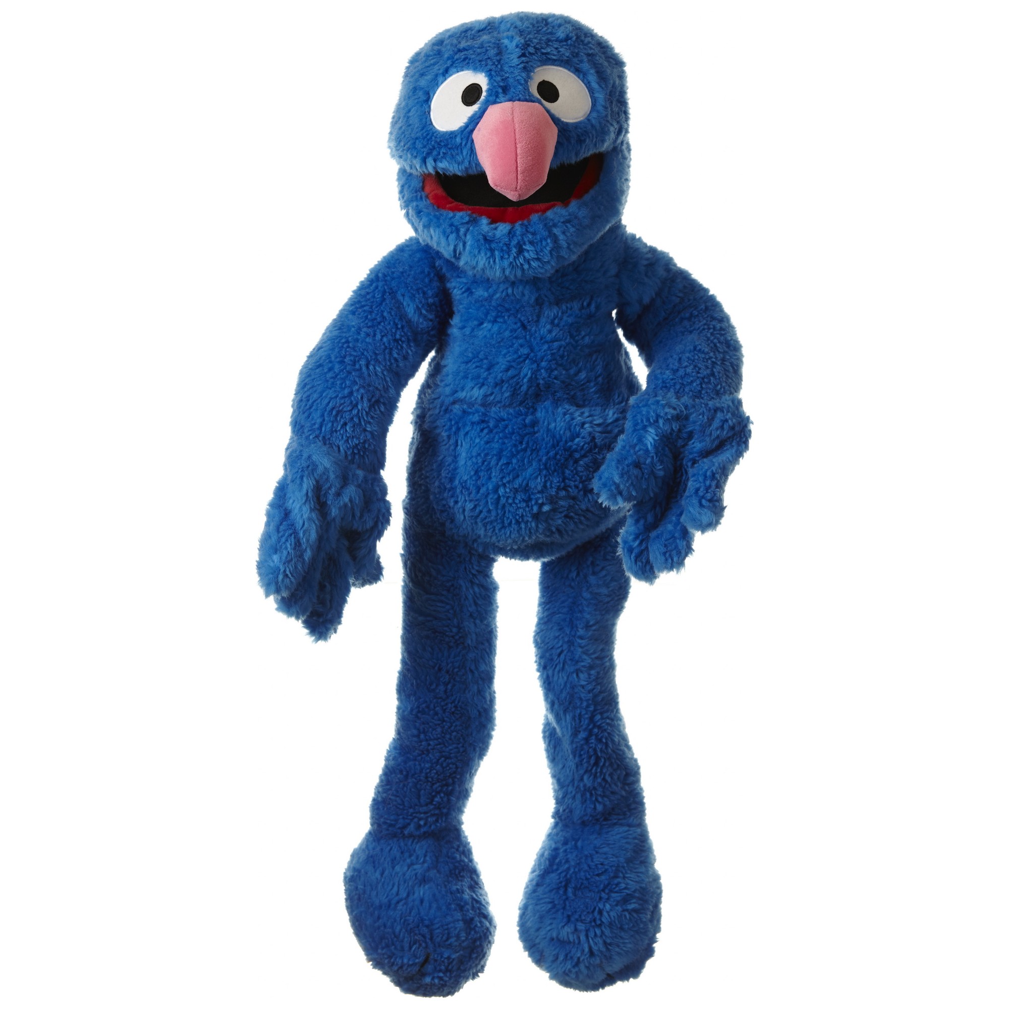 Living Puppets Handpuppe Grobi aus der Sesamstraße: blaues Monster mit rosa Nase