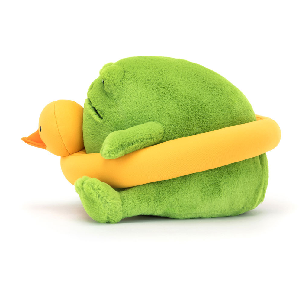 Jellycat Kuscheltier Frosch - Ricky Rain Frog with Rubber Ring (Plüschtier) - Produktbild 2