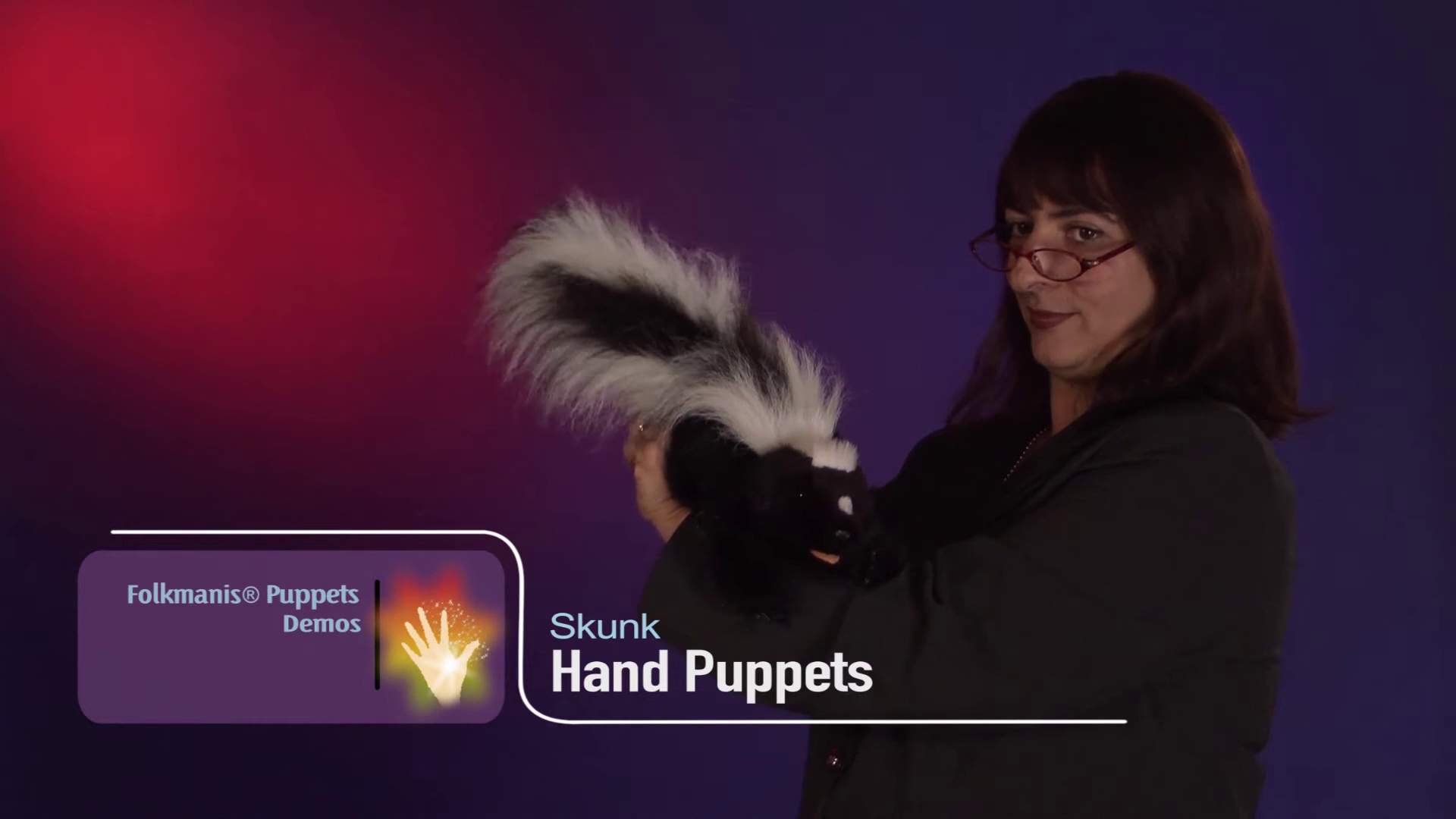 Folkmanis Handpuppe Stinktier Demo