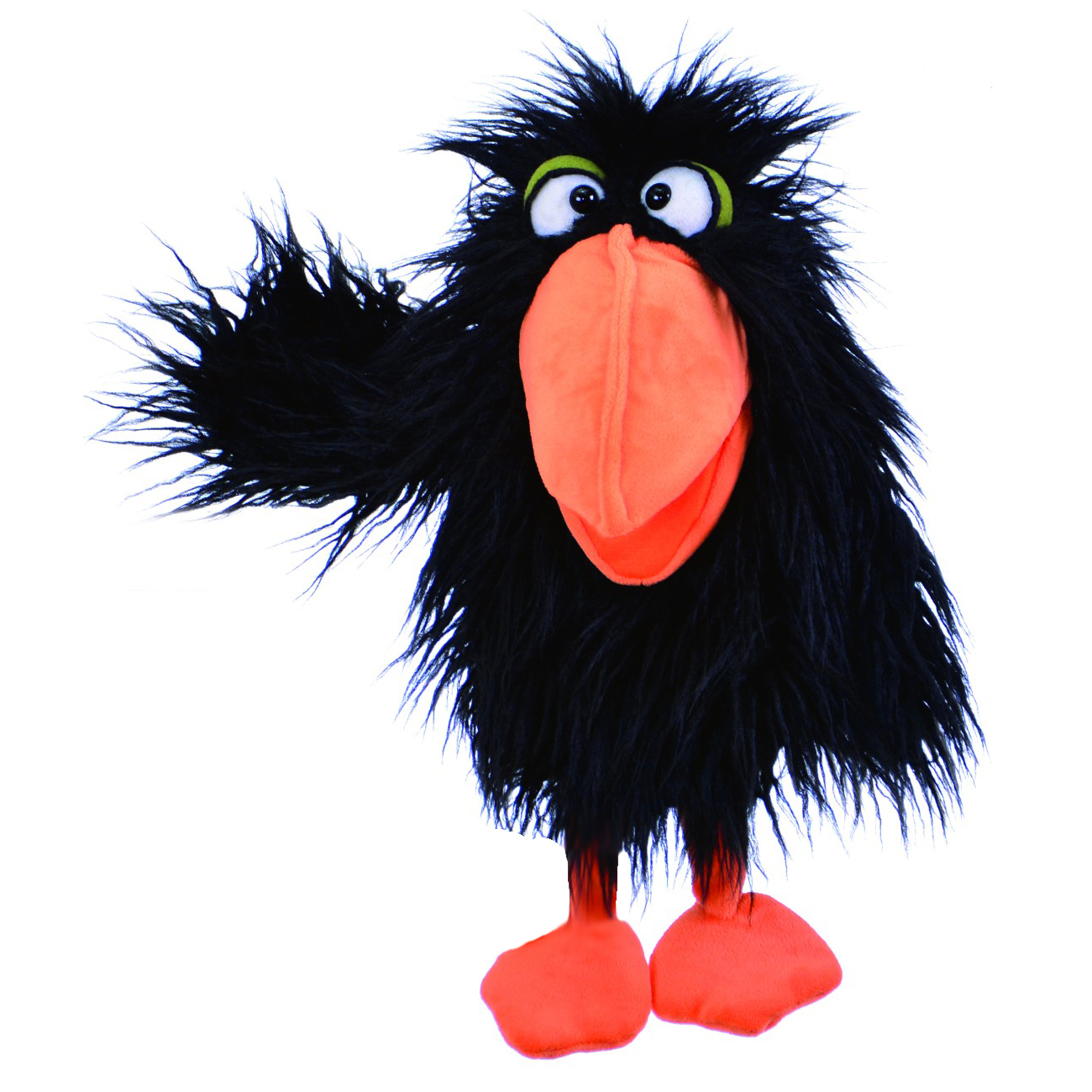 Living Puppets hand puppet Thank You the raven