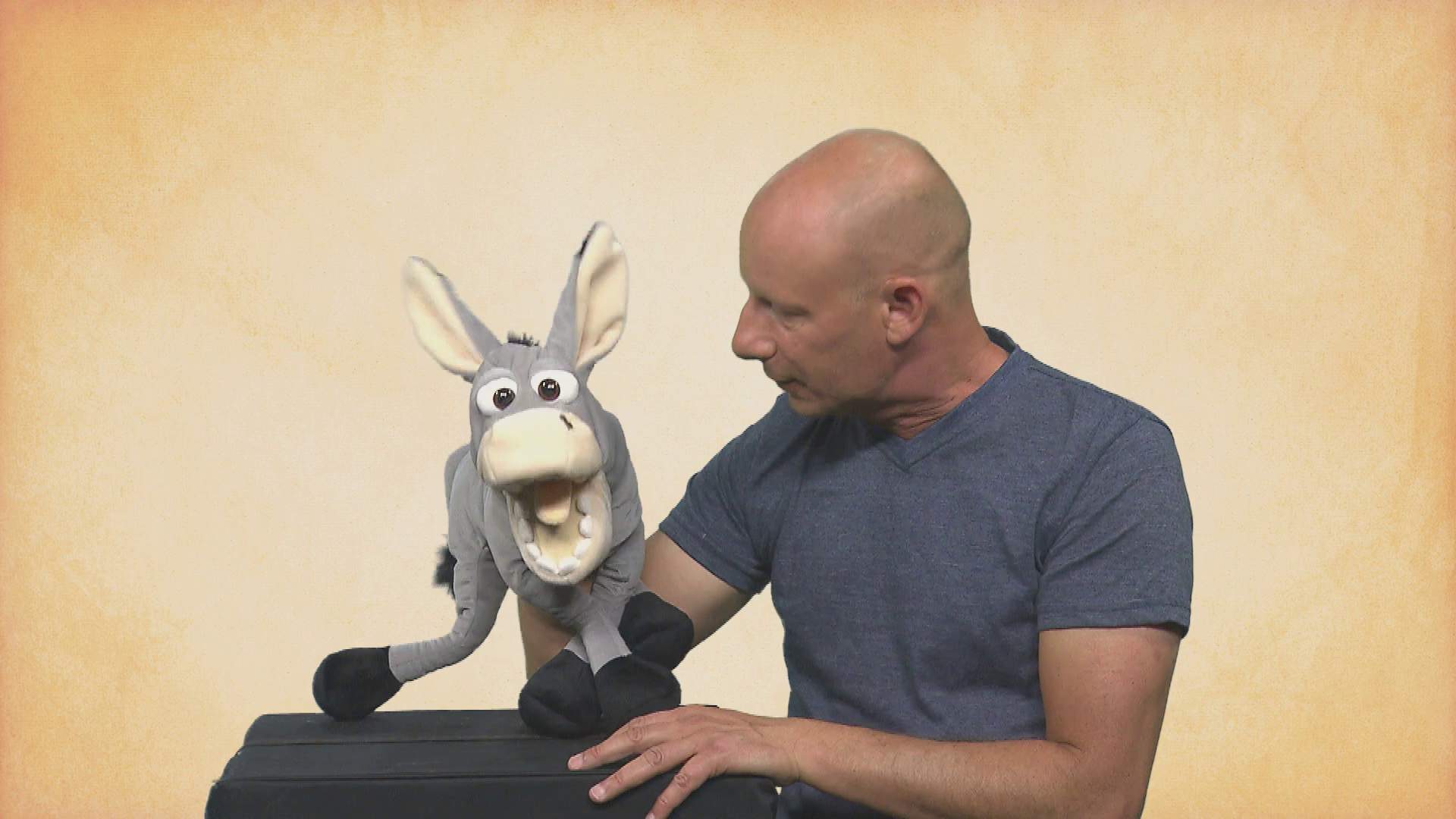 Living Puppets Handpuppe Fridulin der Esel Demo