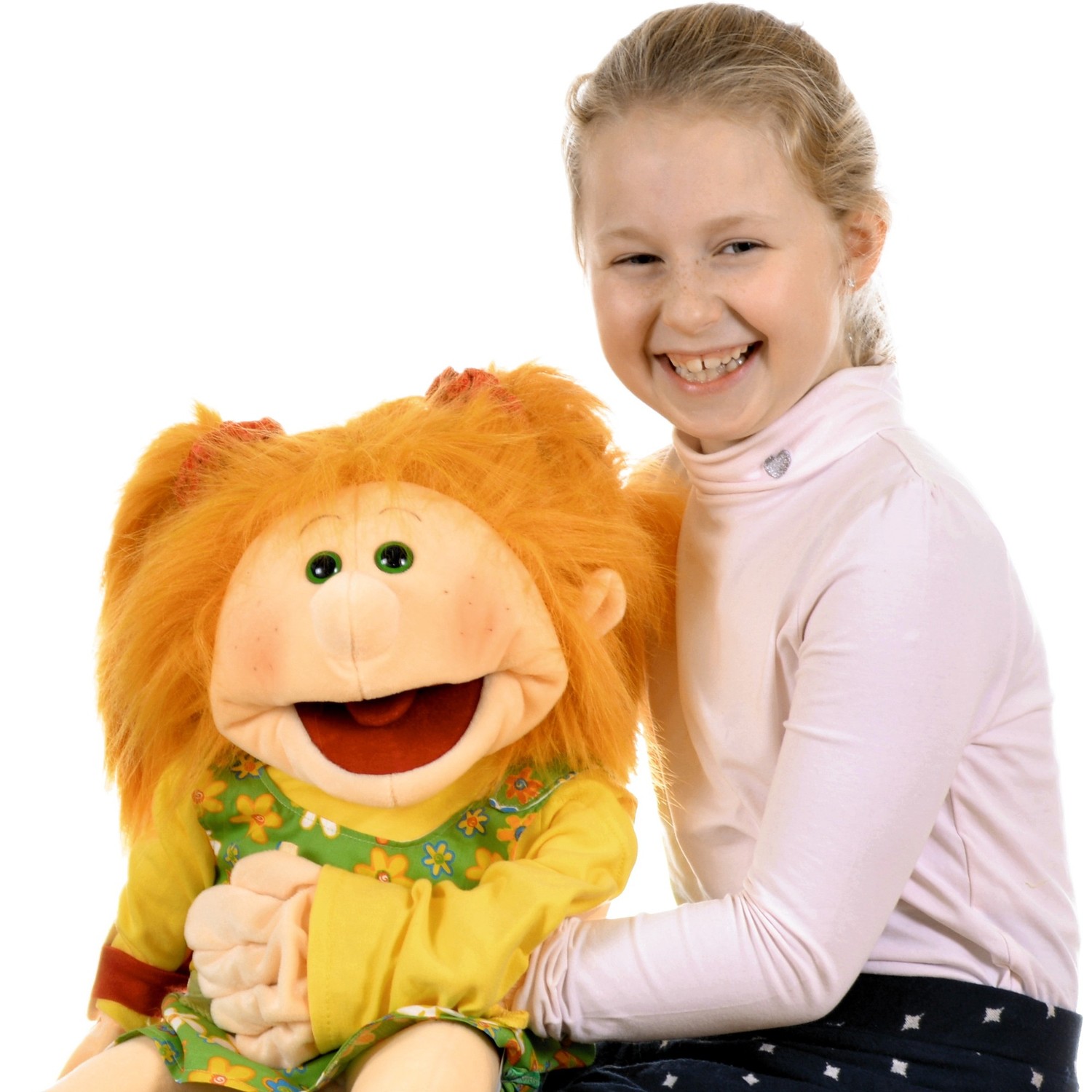 Living Puppets Handpuppe Marleen - im Spiel mit einem Kind