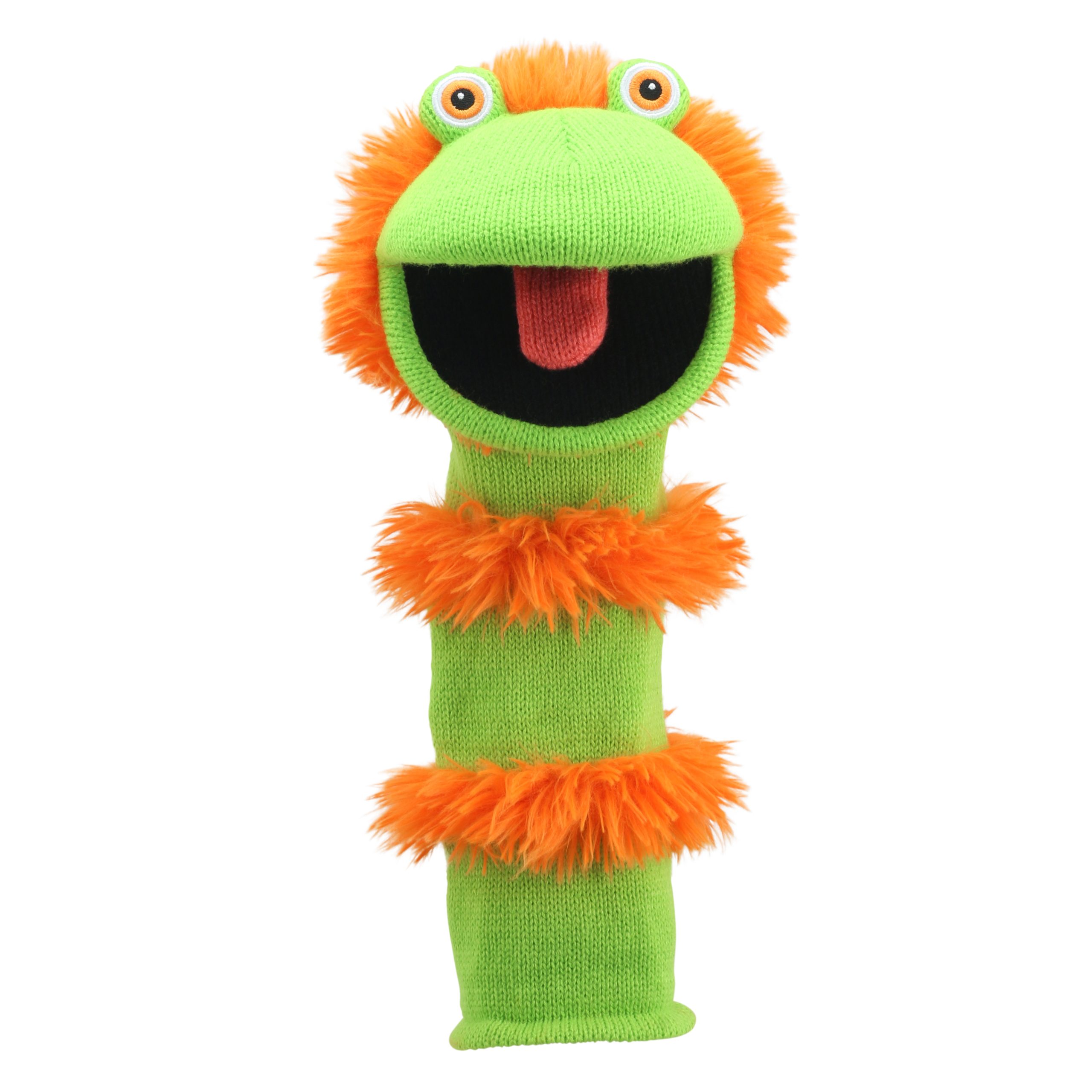 Monster Sockenhandpuppe Ginger - mit Geräusch - Puppet Company Monster Sockenhandpuppe Ginger - mit Geräusch - Puppet Company