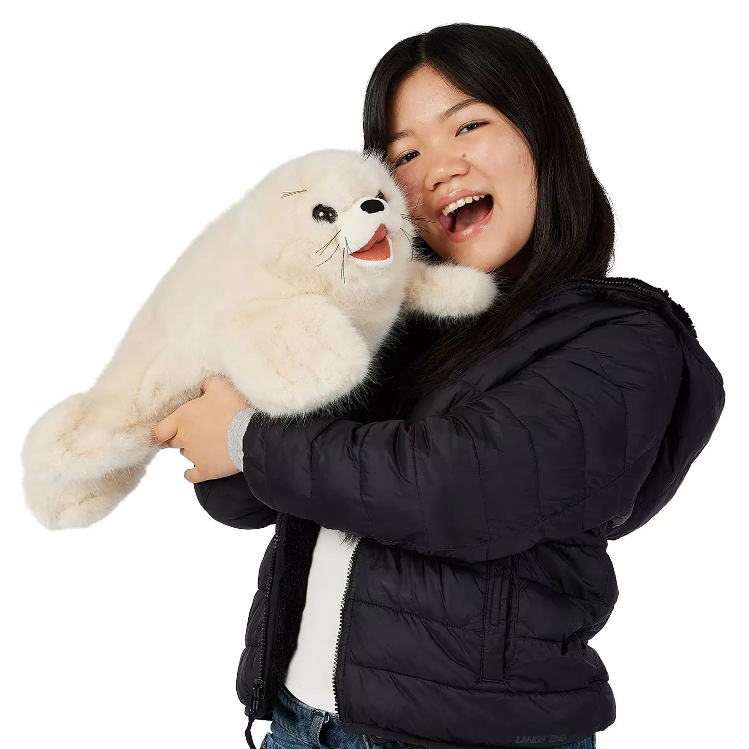 Folkmanis Harp Seal Pup Hand Puppet Folkmanis Harp Seal Pup Hand Puppet - Produktbild 7