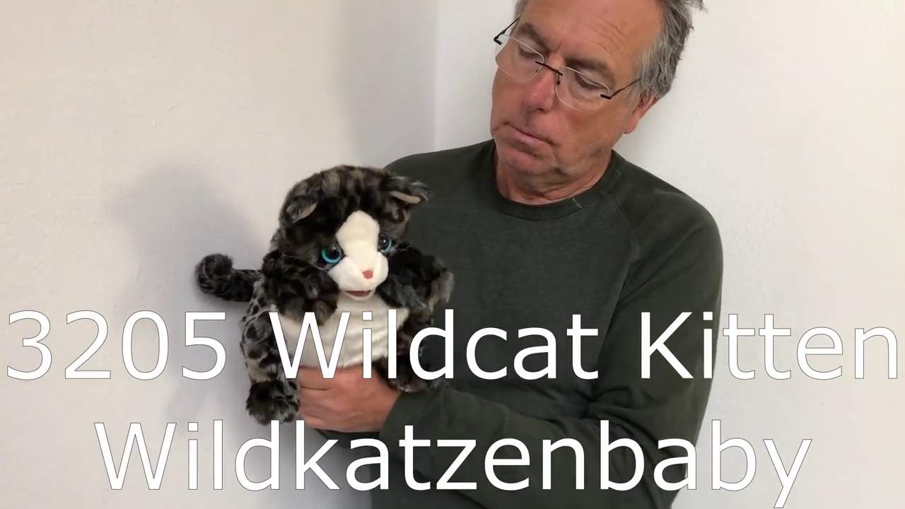 Folkmanis Handpuppe Wildkatzenbaby Demo 2