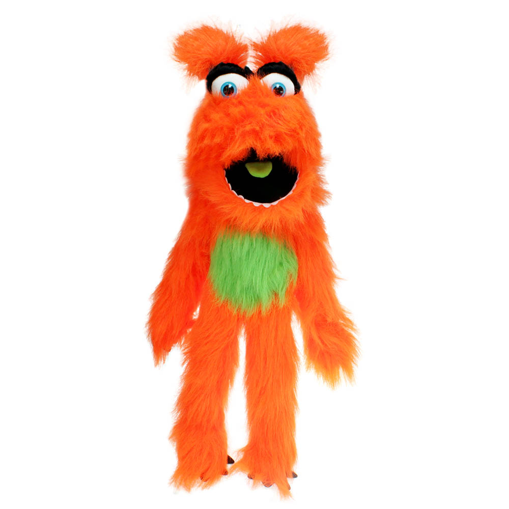 Handpuppe Monster orange - Puppet Company Handpuppe Monster orange - Puppet Company