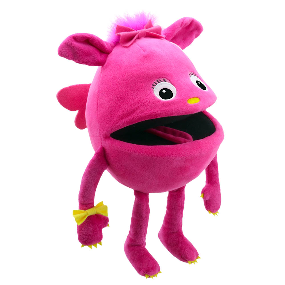Handpuppe Baby-Monster - rosa - Puppet Company Handpuppe Baby-Monster - rosa - Puppet Company