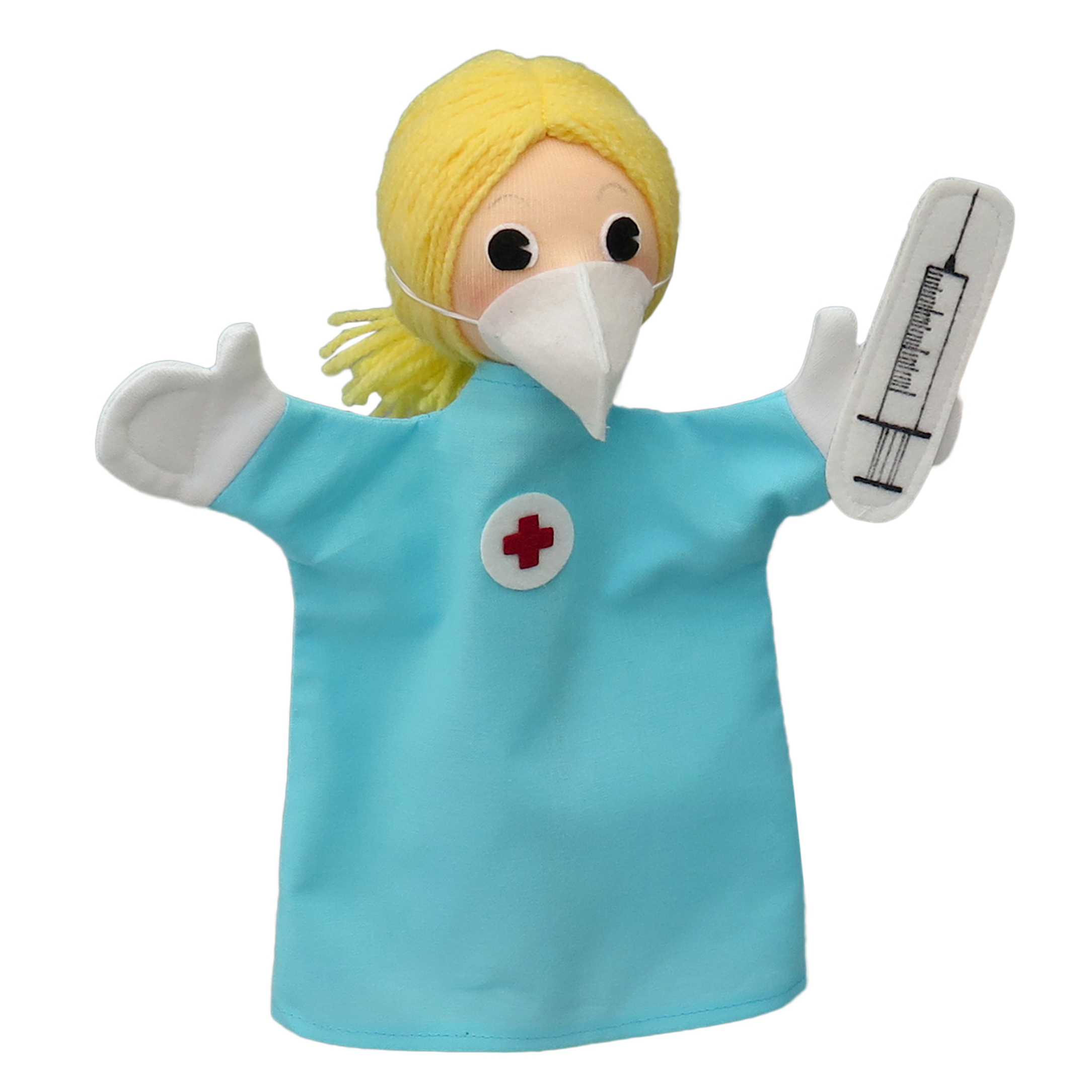 Kasperlepuppe Krankenschwester Handpuppe - munabo