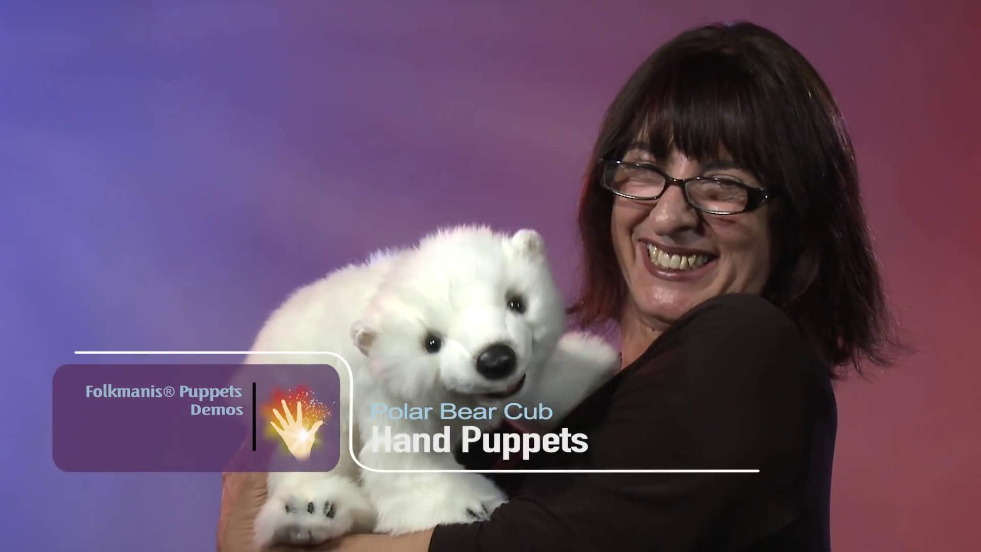 Folkmanis Handpuppe Eisbärenjunges Demo