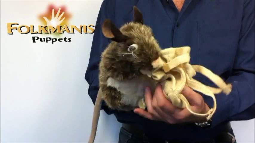 Folkmanis Handpuppe Packratte Demo 2