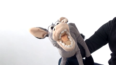 Living Puppets Handpuppe Fridulin der Esel Demo 2