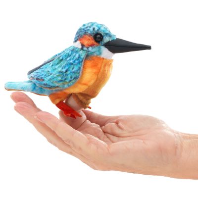 Folkmanis Mini Common Kingfisher Finger Puppet