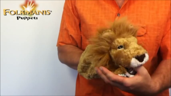 Folkmanis Handpuppe Löwe (Stage Puppet) Demo 2