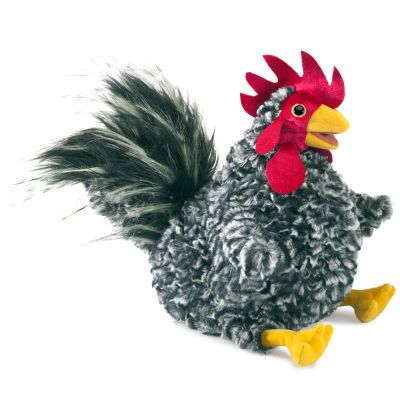 Folkmanis Barred Rock Rooster Hand Puppet
