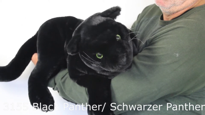 Folkmanis Handpuppe schwarzer Panther Demo