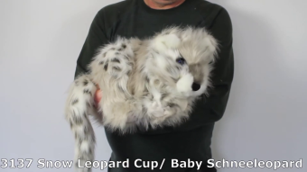 Folkmanis Baby Snow Leopard Hand Puppet Demo