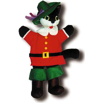 Punch and Judy Hand Puppet Puss in Boots (large) - munabo
