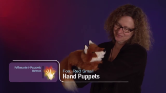 Folkmanis Small Red Fox Hand Puppet Demo