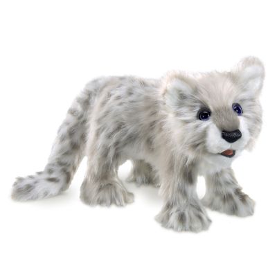 Folkmanis Baby Snow Leopard Hand Puppet