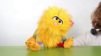 Living Puppets Handpuppe Schickimicki (Cat Monster) - Monster to go! Demo