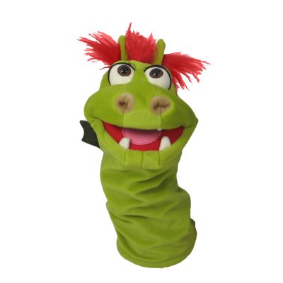 Living Puppets sock hand puppet Gregor the dragon