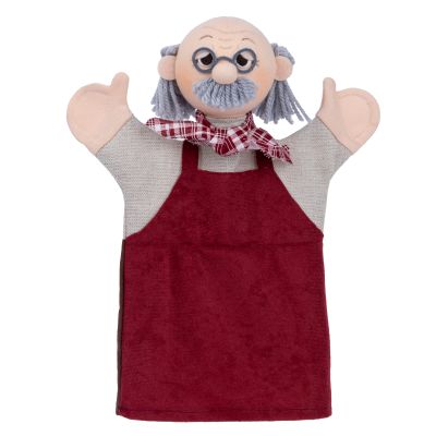 Punch and Judy Hand Puppet Grandfather - munabo