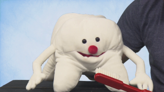 Living Puppets Handpuppe Backenzahn Demo 2