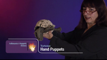 Folkmanis Handpuppe Landschildkröte Demo