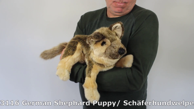 Folkmanis Handpuppe Schäferhundwelpe Demo